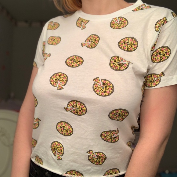 Pizza Crop Top - Picture 2 of 3
